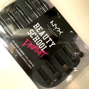 NYX cut crease technique brushes 5 piece set